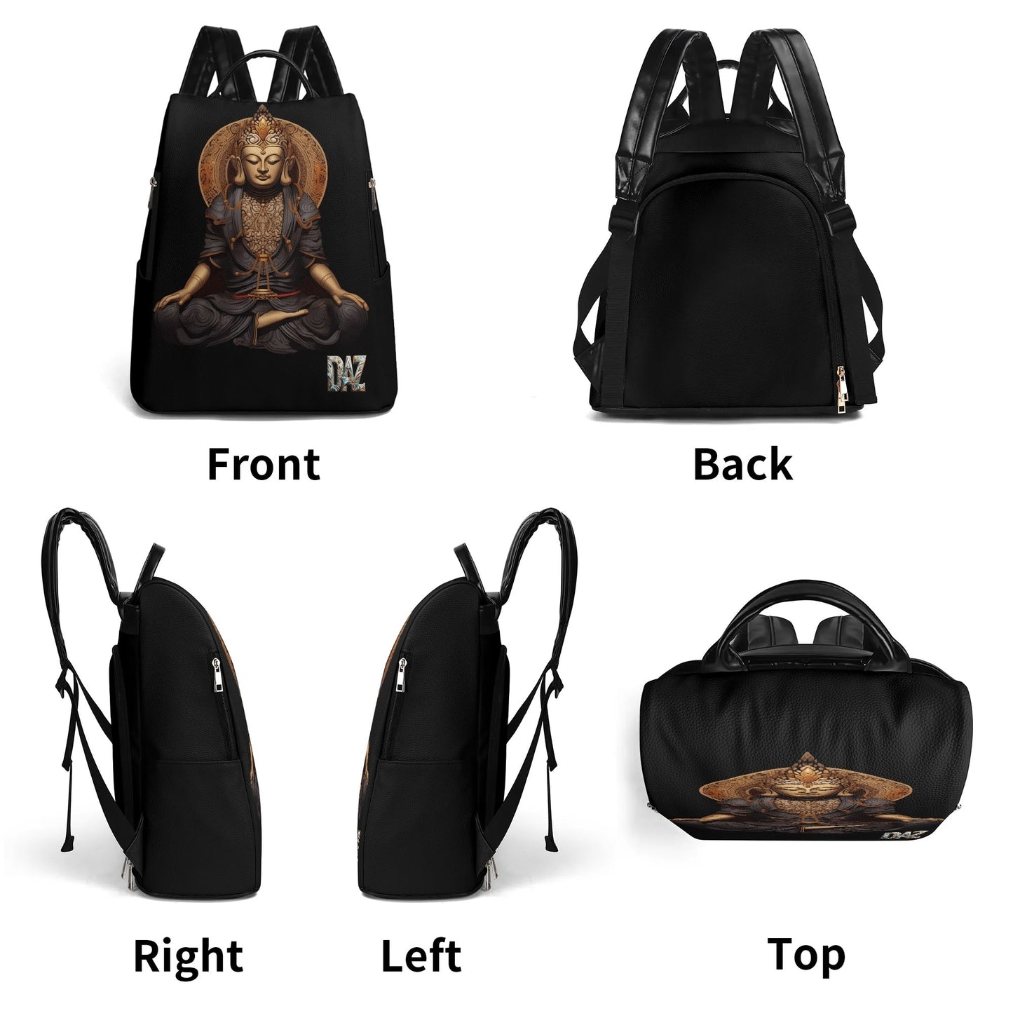 DAZ Art PU Travel Backpack