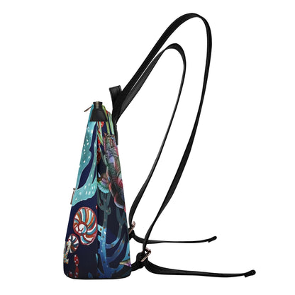 Mochila DAZ Luxury de cuero sintético para mujer