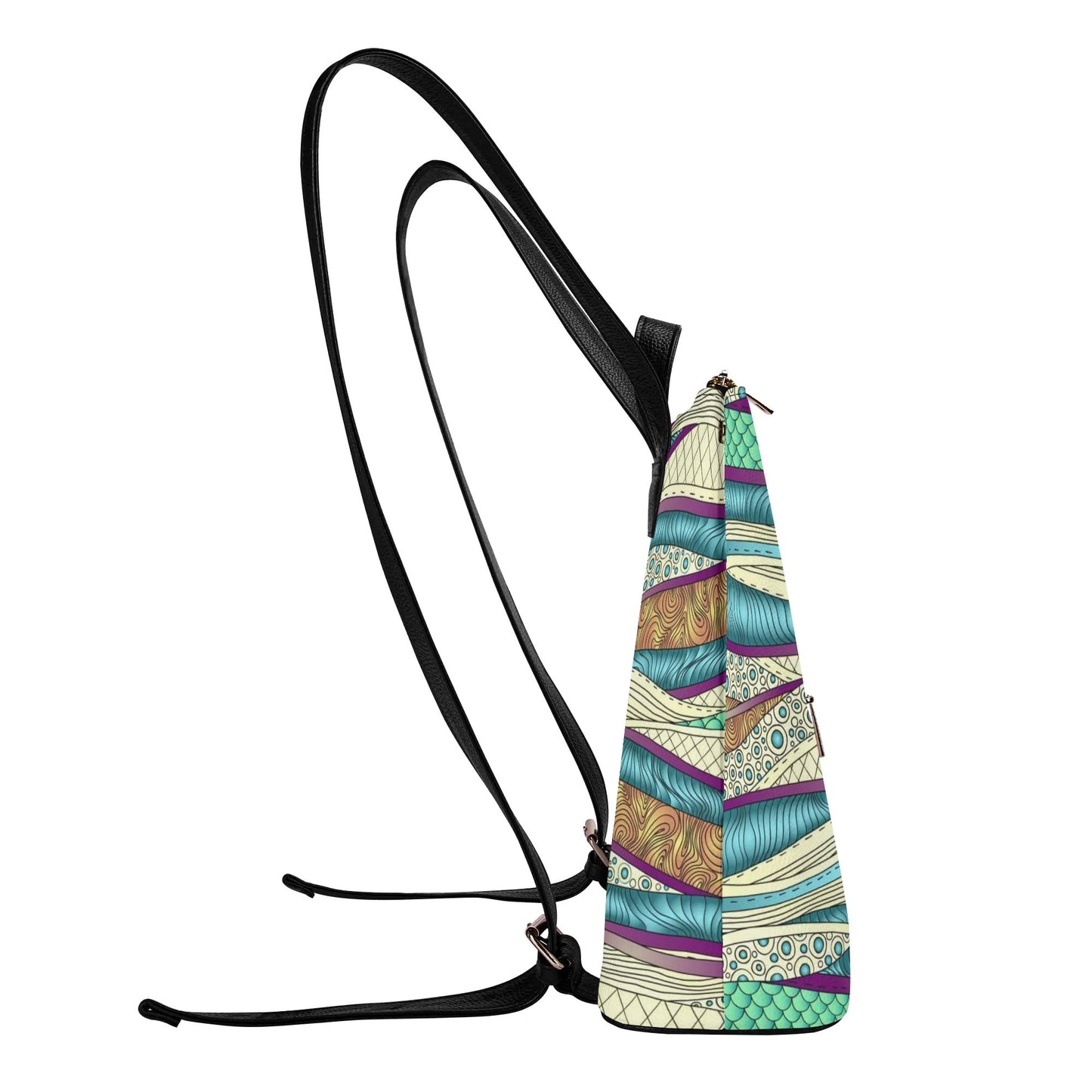 Mochila DAZ Luxury de cuero sintético para mujer