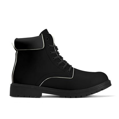 DAZ Luxury All Season Leather Boots with Upgraded Black Outsole for Men