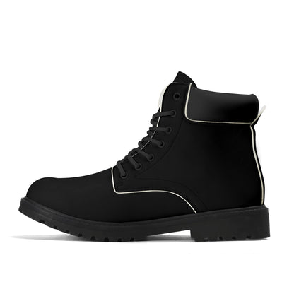 DAZ Luxury All Season Leather Boots with Upgraded Black Outsole for Men