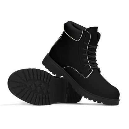 DAZ Luxury All Season Leather Boots with Upgraded Black Outsole for Men