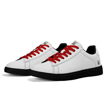 Zapatos de skate DAZ Premium de cuero de caña baja, ligeros para adultos