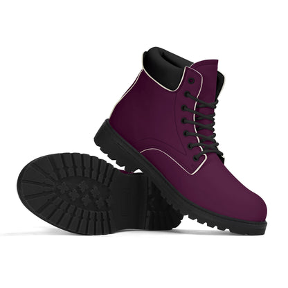 DAZ Luxury All-Season Leather Boots with Upgraded Black Outsole