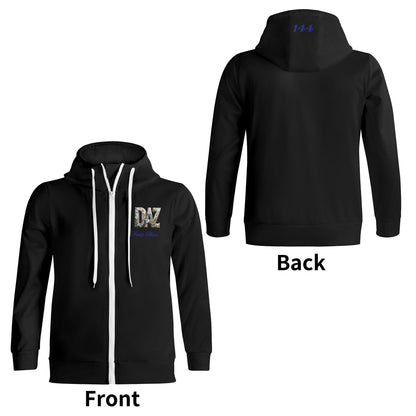 DAZ Premium Hooded Sweatshirt with High Neck and Zip