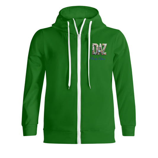 DAZ Premium Hooded Sweatshirt with High Neck and Zip