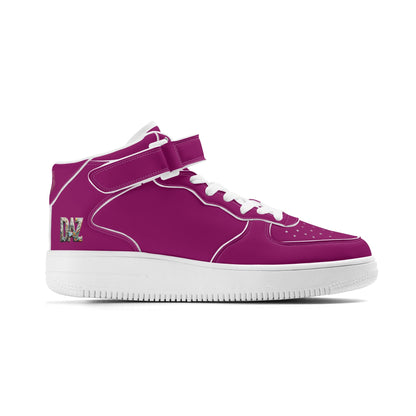 DAZ Premium Women's Leather High Top Sneakers