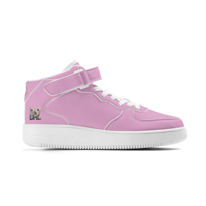 DAZ Premium Women's Leather High Top Sneakers