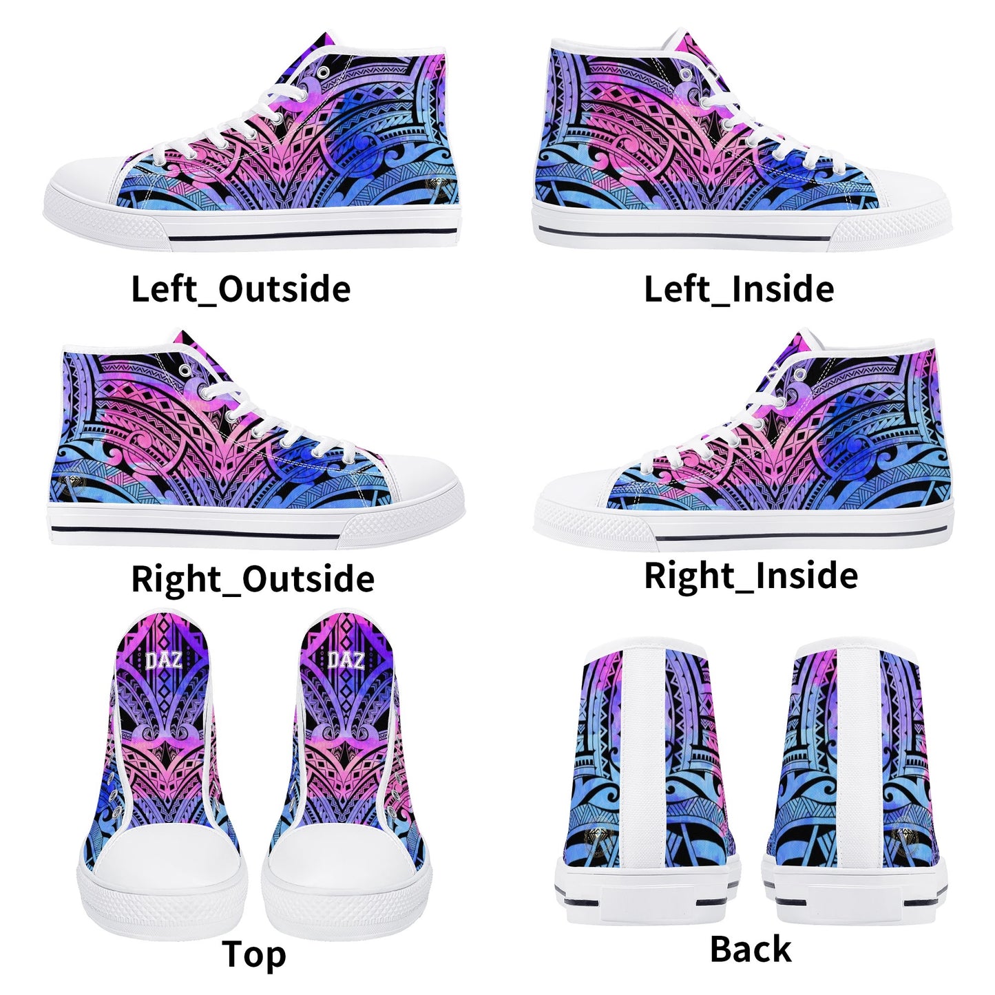 DAZ Women's High Top Sneakers