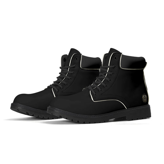 DAZ Luxury All-Season Leather Boots with Upgraded Black Outsole