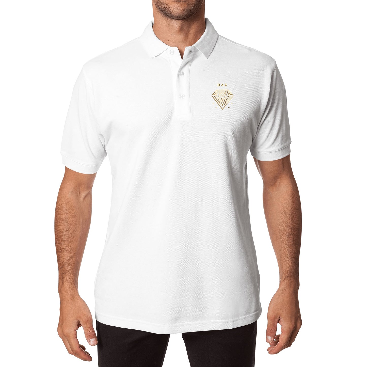 DAZ Men's Cotton Polo Shirt