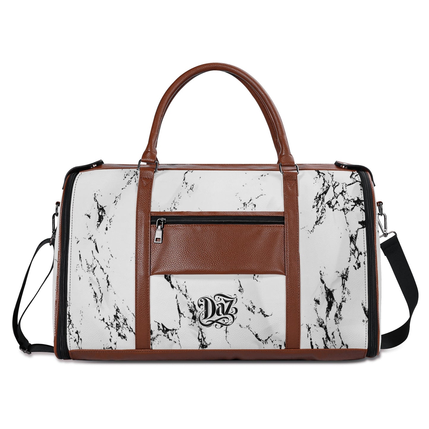 Bolsa de viaje plegable de cuero DAZ Luxury
