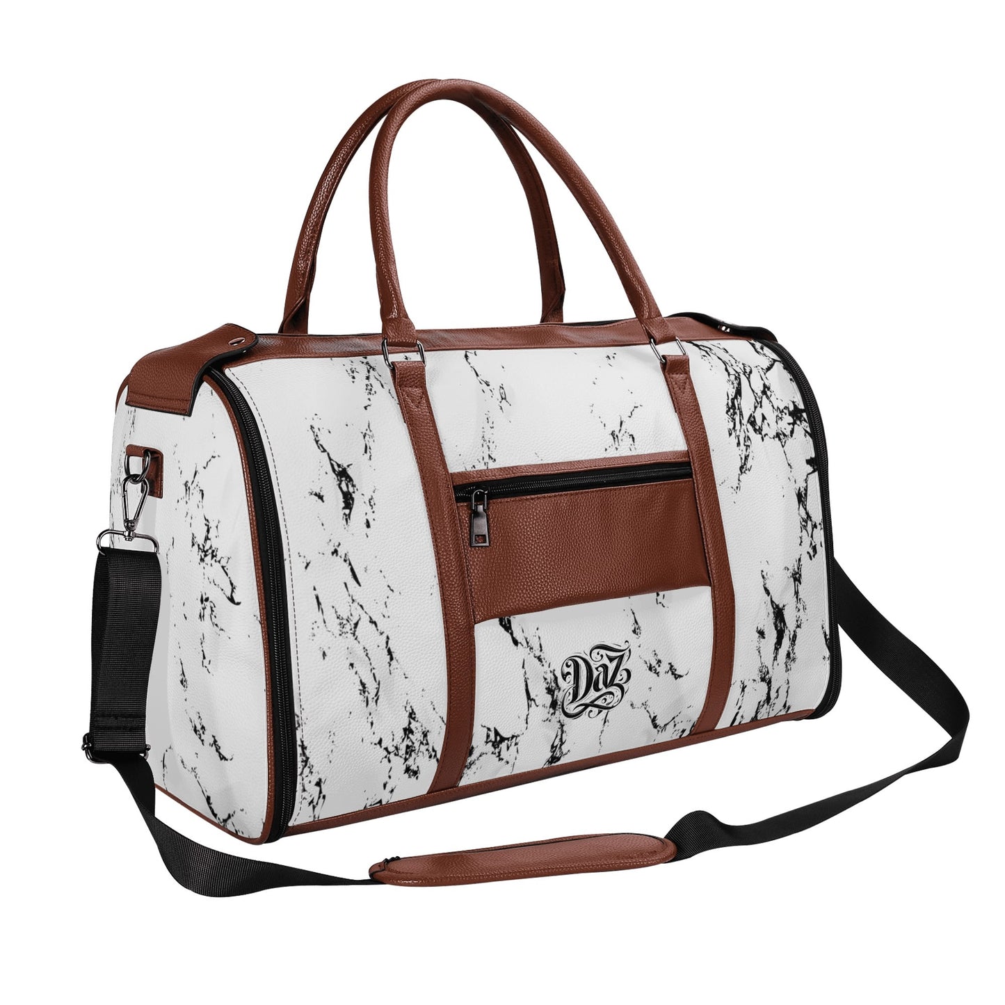 Bolsa de viaje plegable de cuero DAZ Luxury