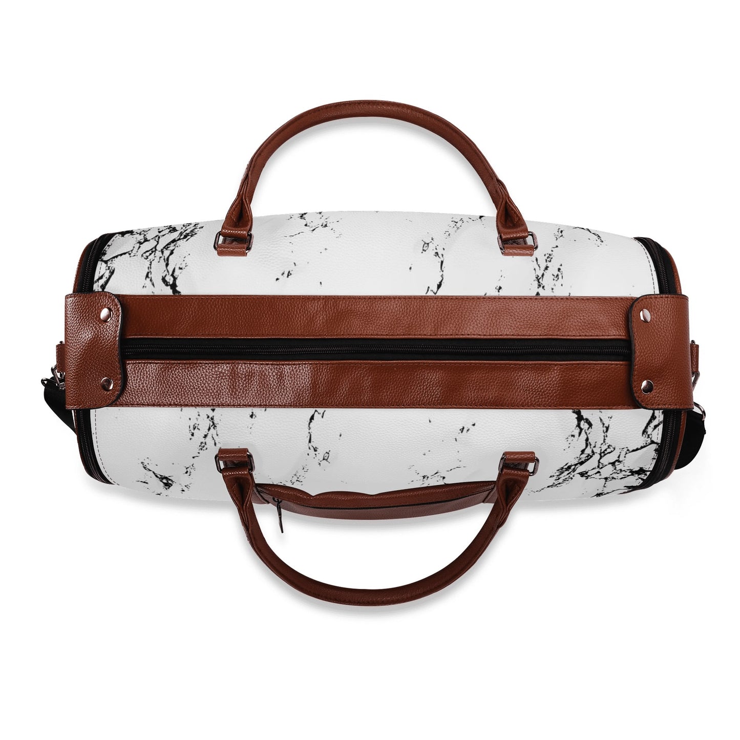 Bolsa de viaje plegable de cuero DAZ Luxury