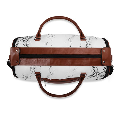 Bolsa de viaje plegable de cuero DAZ Luxury