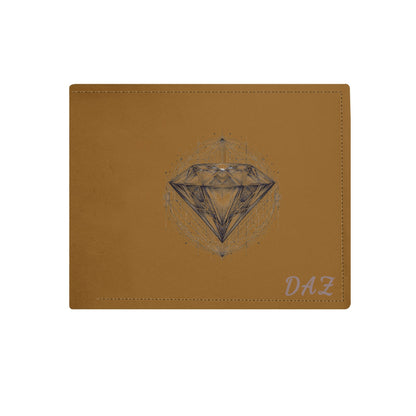 Cartera de cuero de grano superior DAZ Luxury para hombre