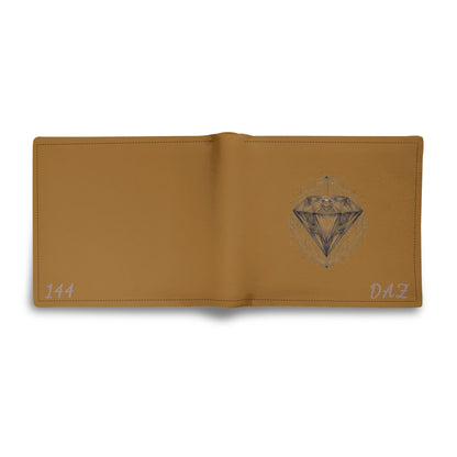 Cartera de cuero de grano superior DAZ Luxury para hombre