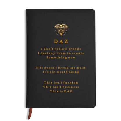DAZ Luxury Faux Leather Notebook