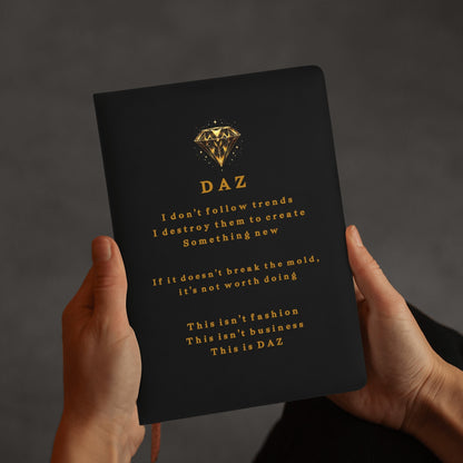 DAZ Luxury Faux Leather Notebook