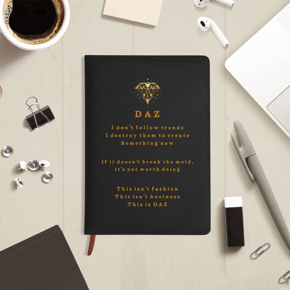 DAZ Luxury Faux Leather Notebook