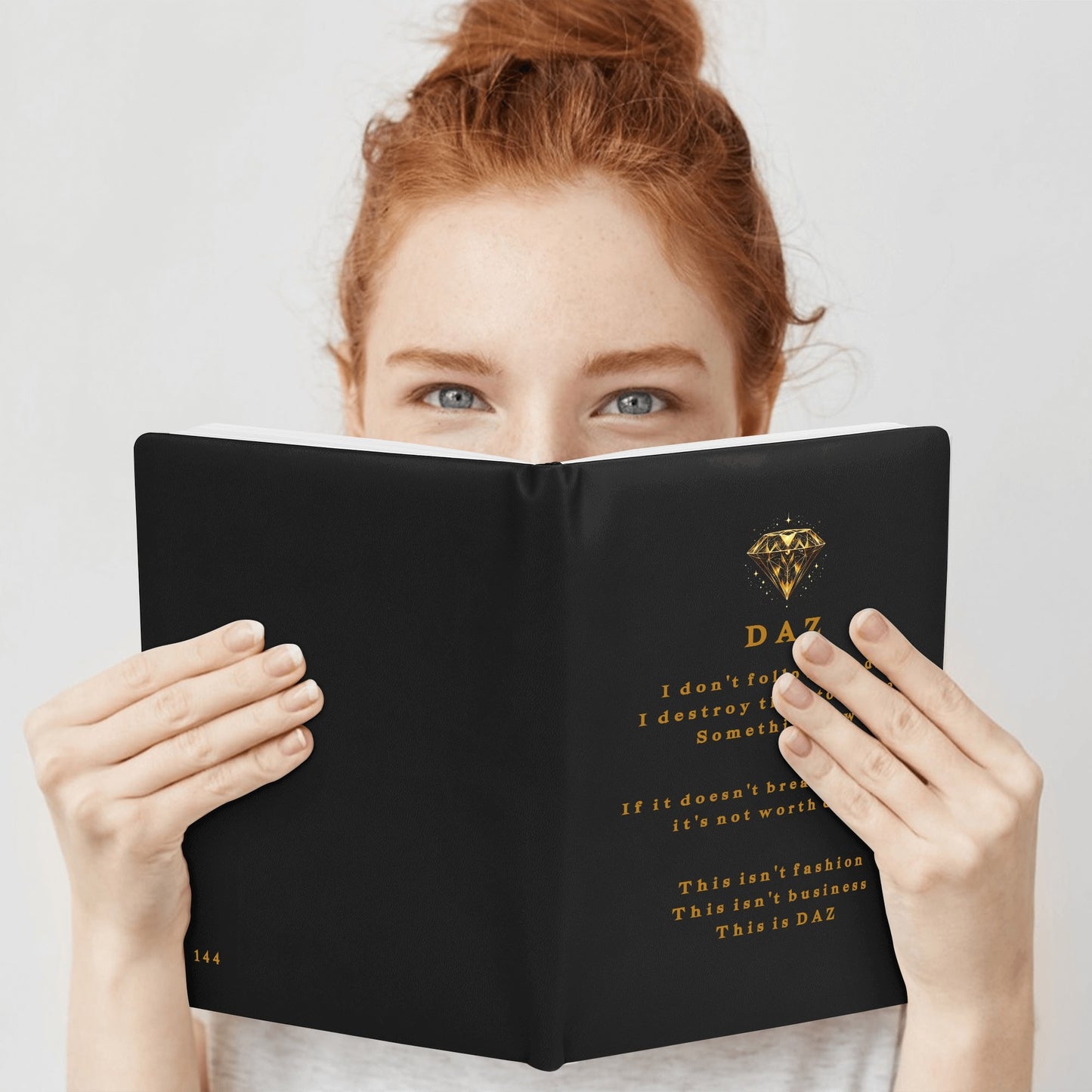 DAZ Luxury Faux Leather Notebook