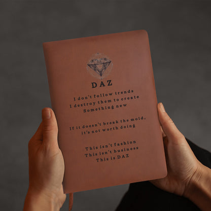 DAZ Luxury Faux Leather Notebook