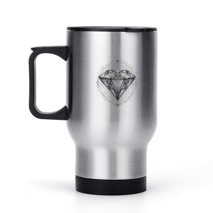 Taza de acero inoxidable DAZ Luxury (14 oz)