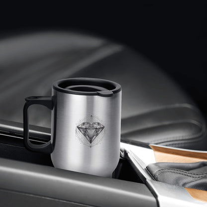 Taza de acero inoxidable DAZ Luxury (14 oz)