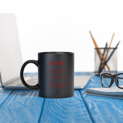 DAZ Luxury Black Coffee Mug (11 oz)