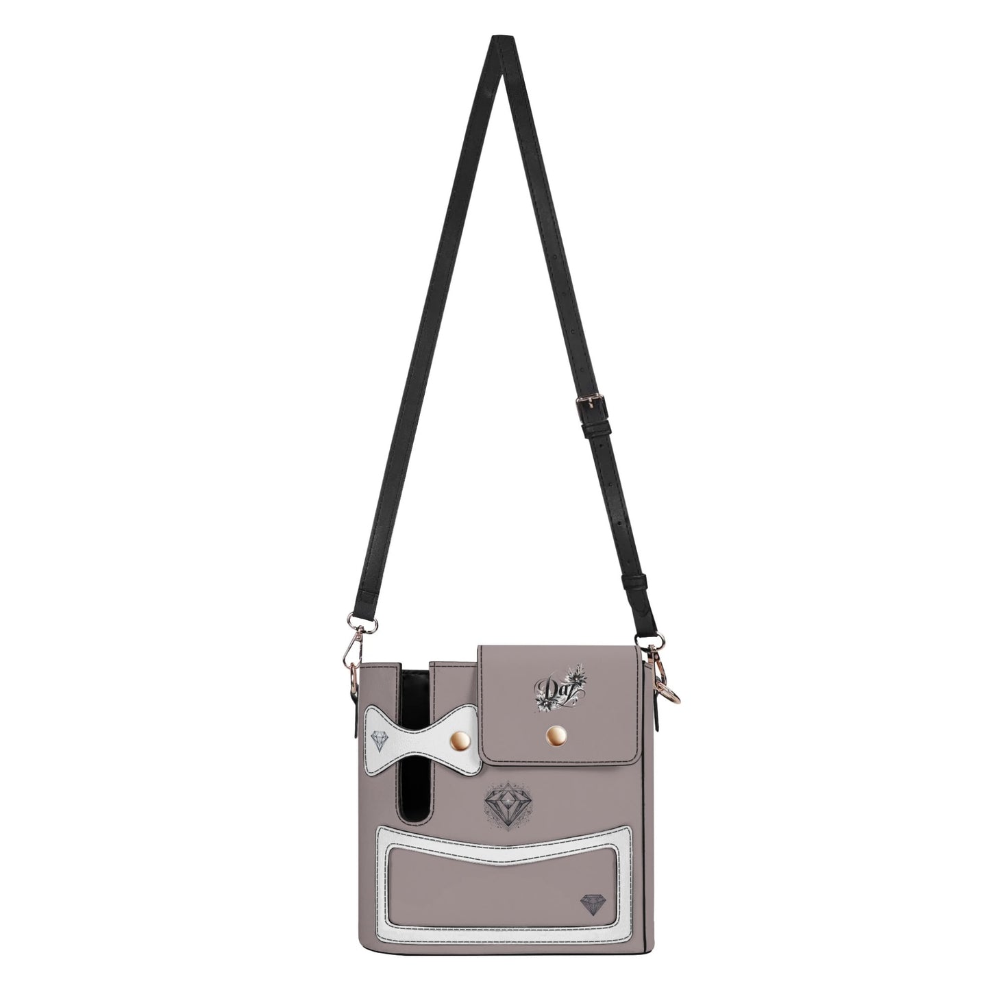 Bolso bandolera DAZ de lujo de cuero sintético