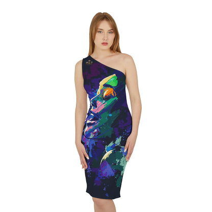 DAZ Luxury Art Off Shoulder Dress