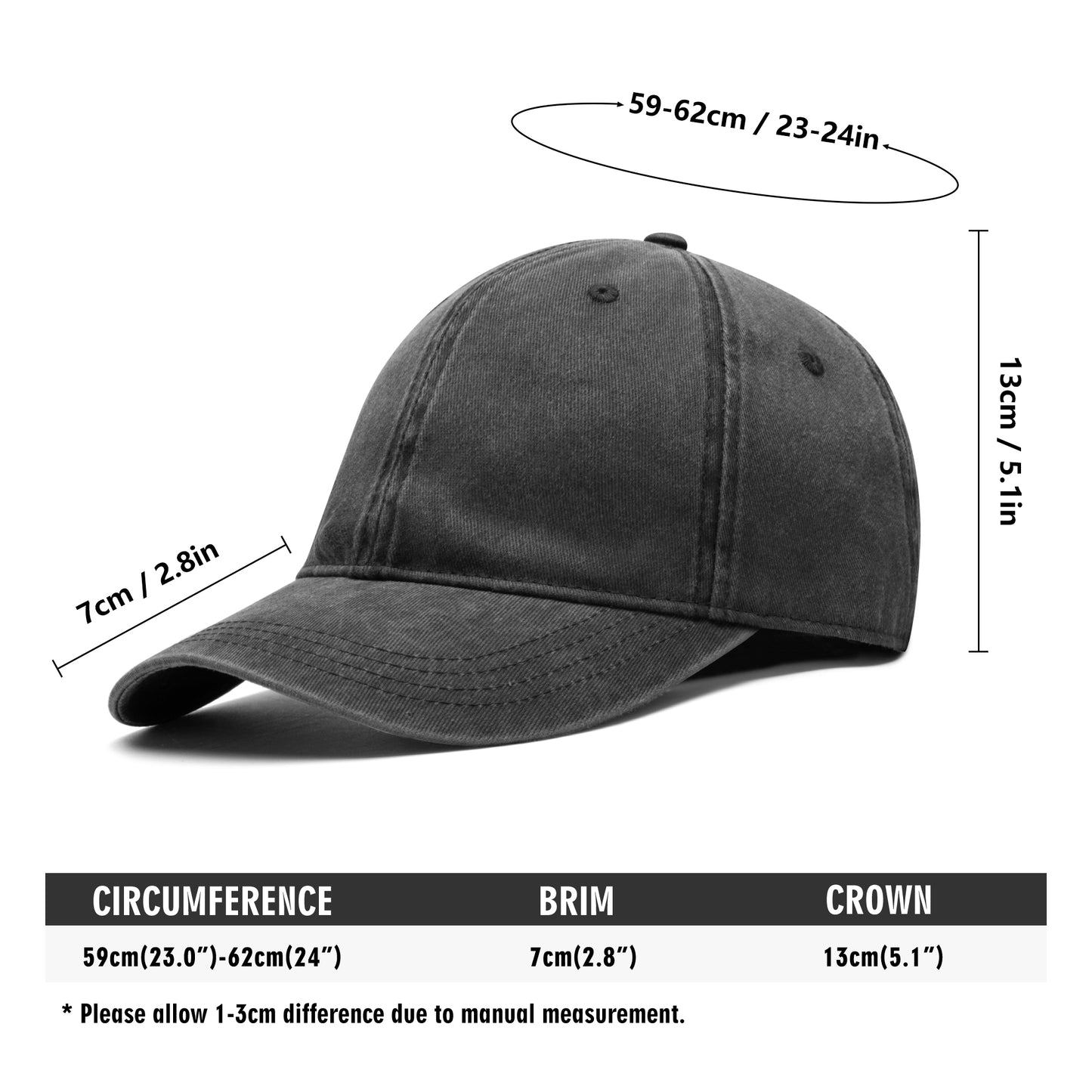 Gorra de béisbol vaquera DAZ