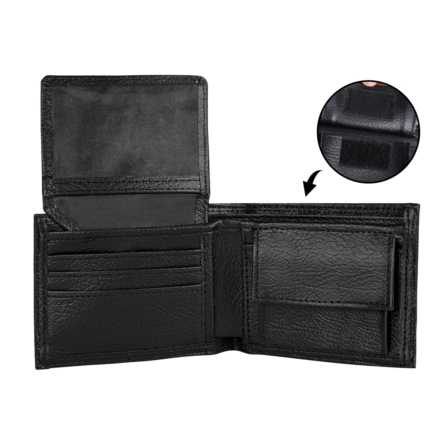 Cartera de cuero de grano superior DAZ Luxury para hombre