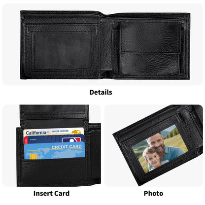 Cartera de cuero de grano superior DAZ Luxury para hombre