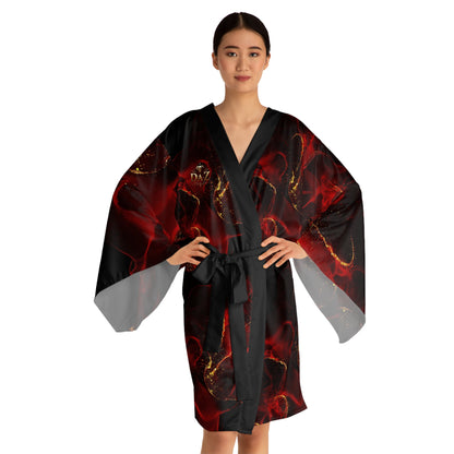 Bata tipo kimono DAZ Luxury Art de manga larga