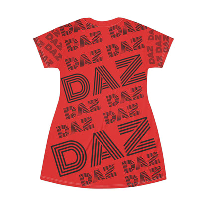 DaZ Art Graphic T-Shirt Dress