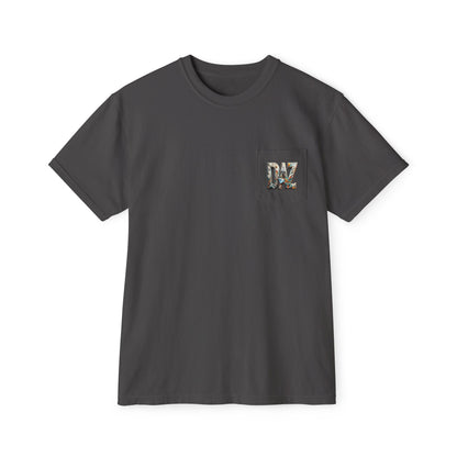 DAZ Men's Garment-Dyed Pocket T-Shirt