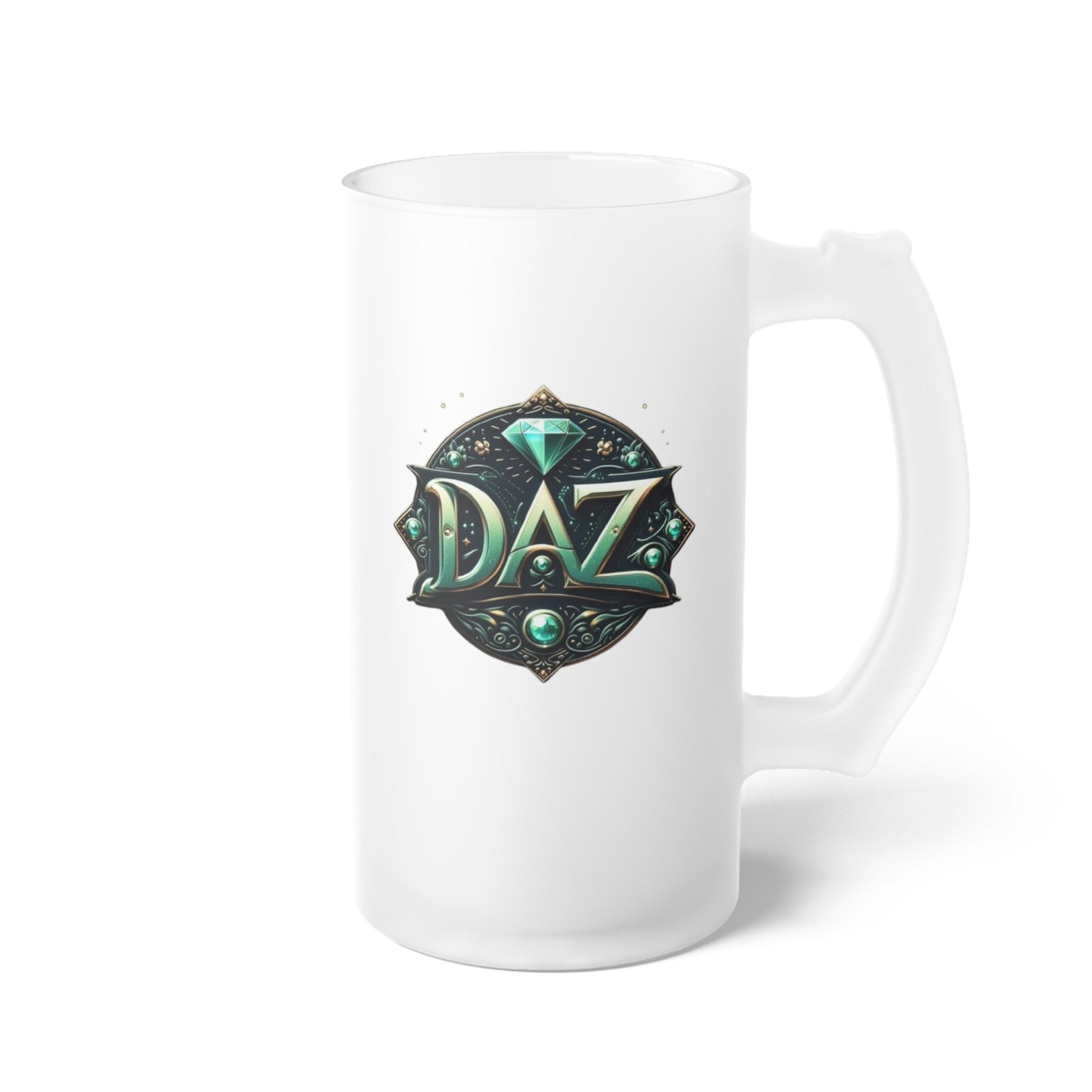 DAZ Frosted Glass Beer Mug