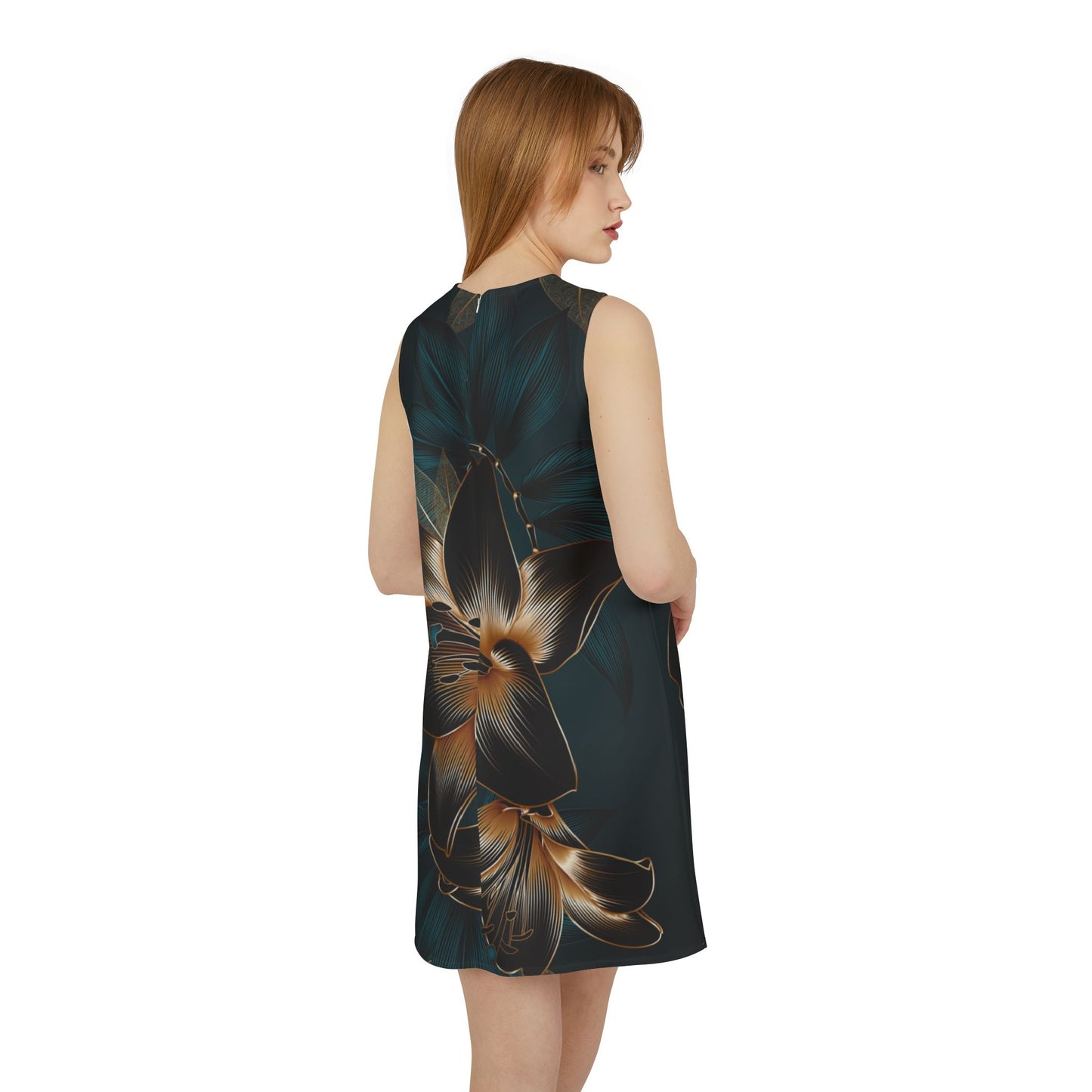 Vestido DAZ Luxury Art sin mangas de corte A