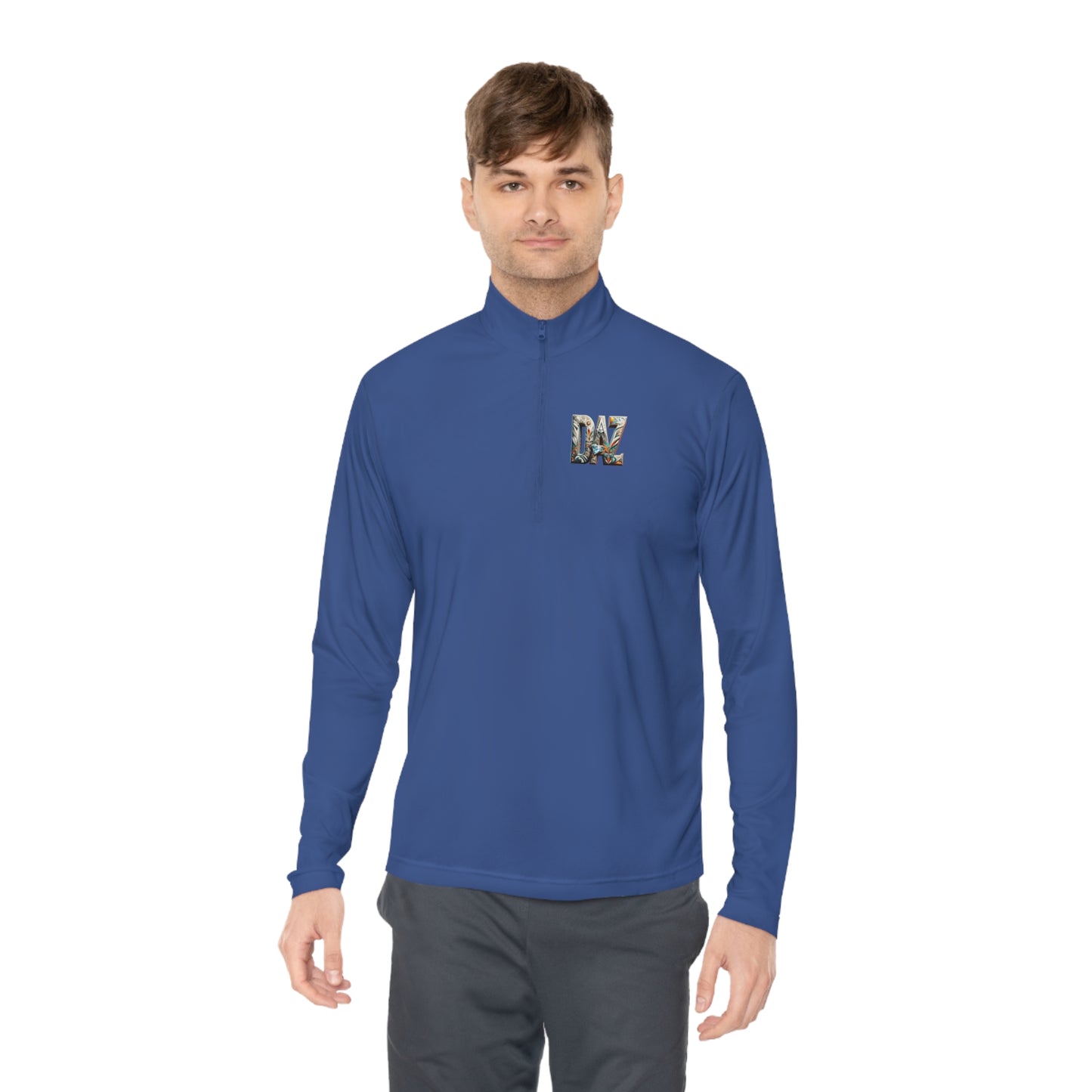 DAZ Men's Quarter-Zip Sweater