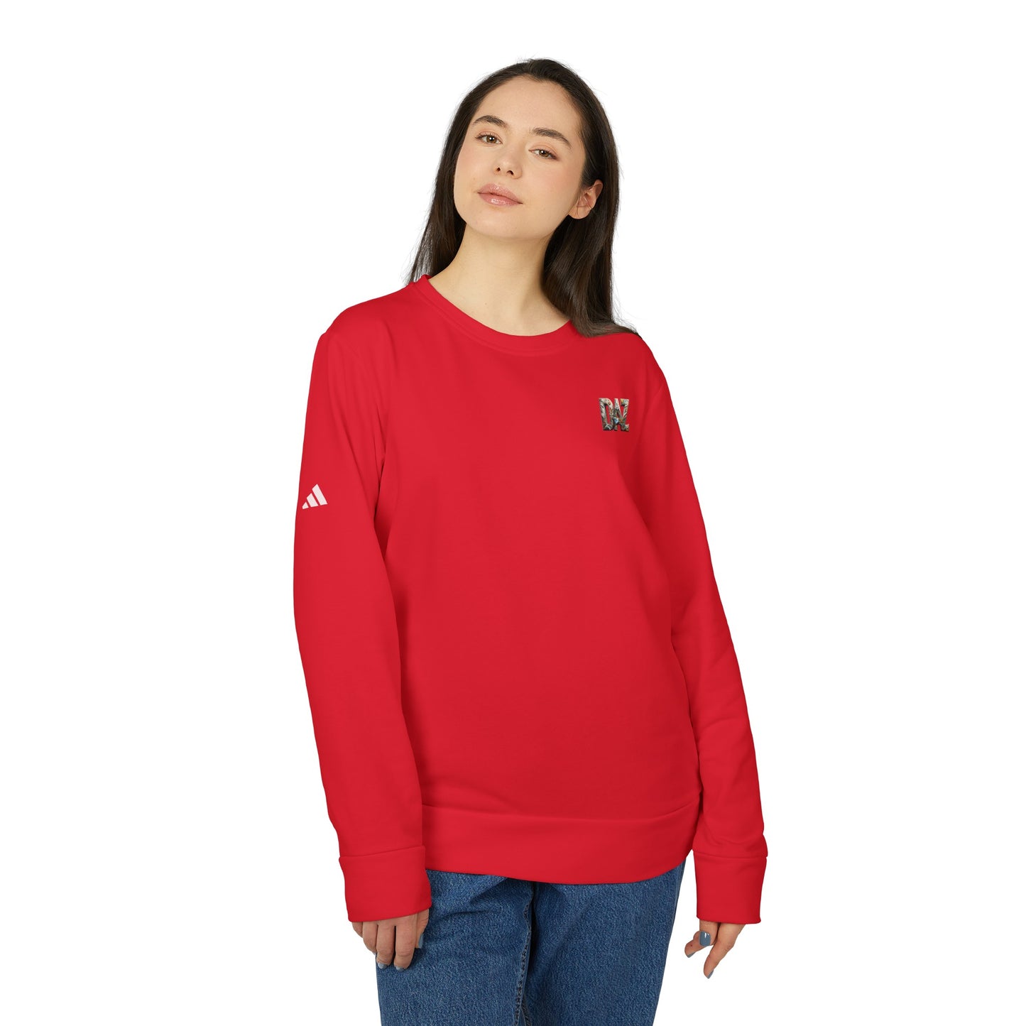 Sudadera de forro polar unisex con cuello redondo de DAZ & Adidas® Colaboración