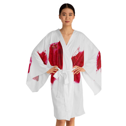 DAZ Luxury Art Long Sleeve Kimono Robe