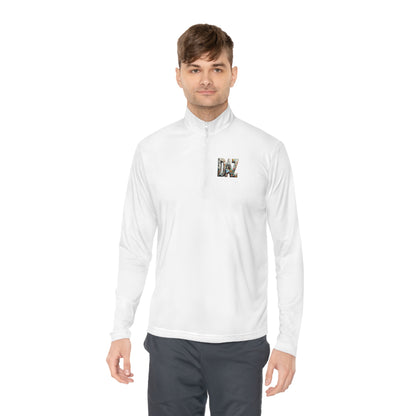 DAZ Men's Quarter-Zip Sweater