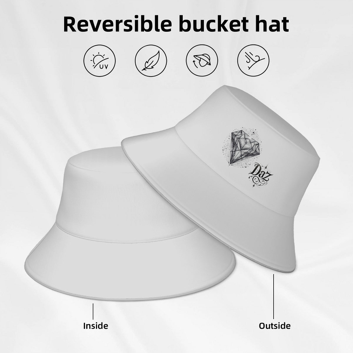 Sombrero de pescador reflectante DAZ Luxury