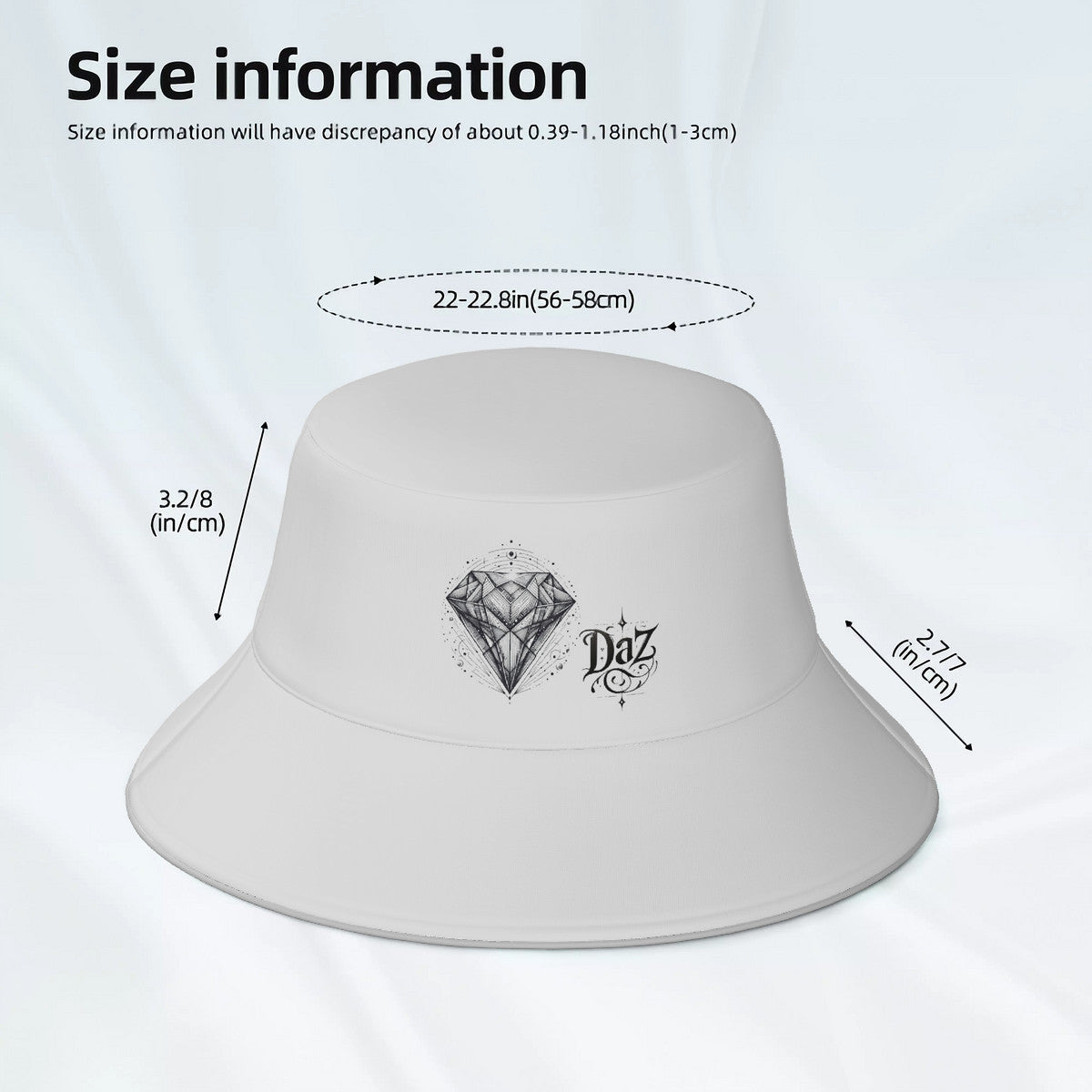 Sombrero de pescador reflectante DAZ Luxury