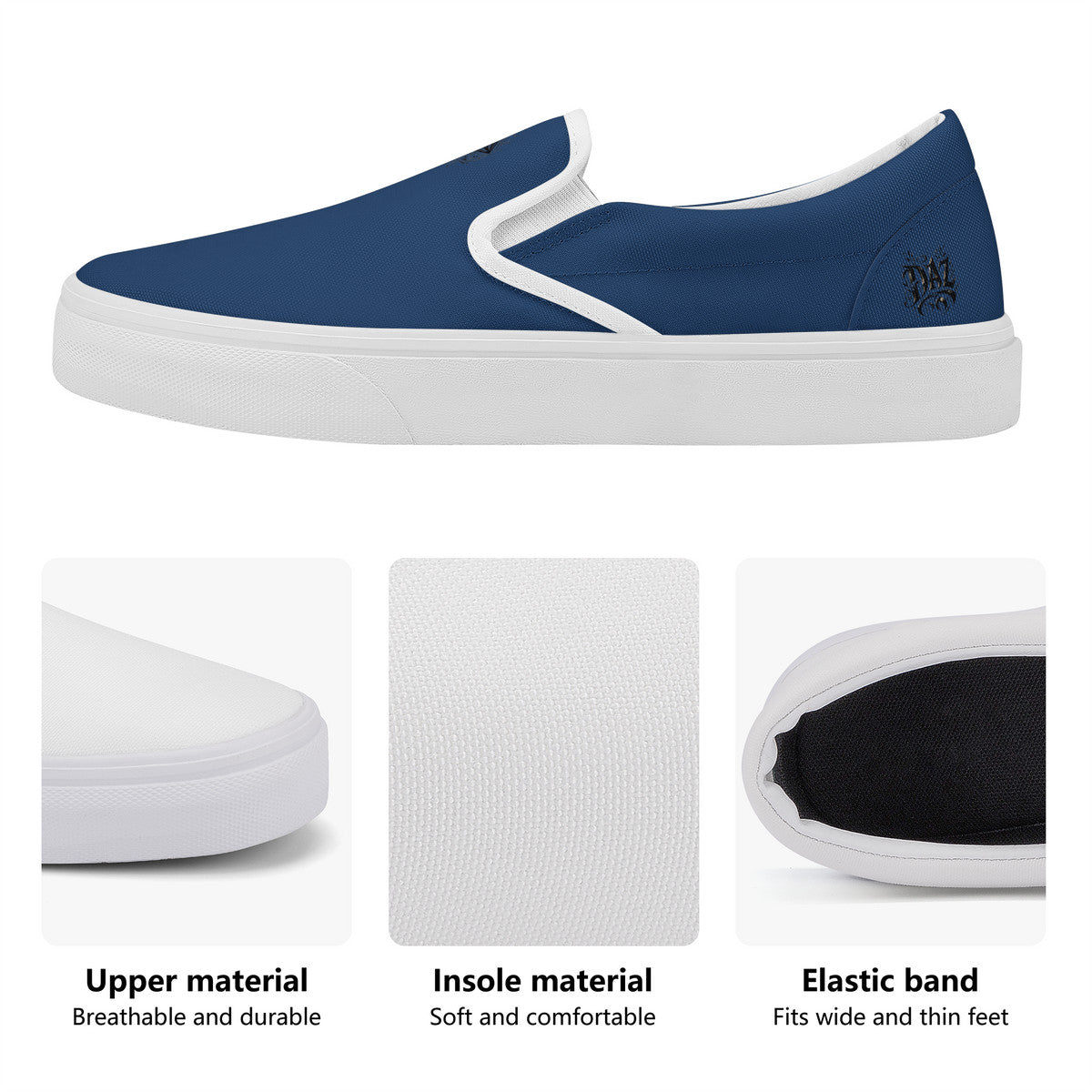 Zapatos de skate sin cordones DAZ Luxury