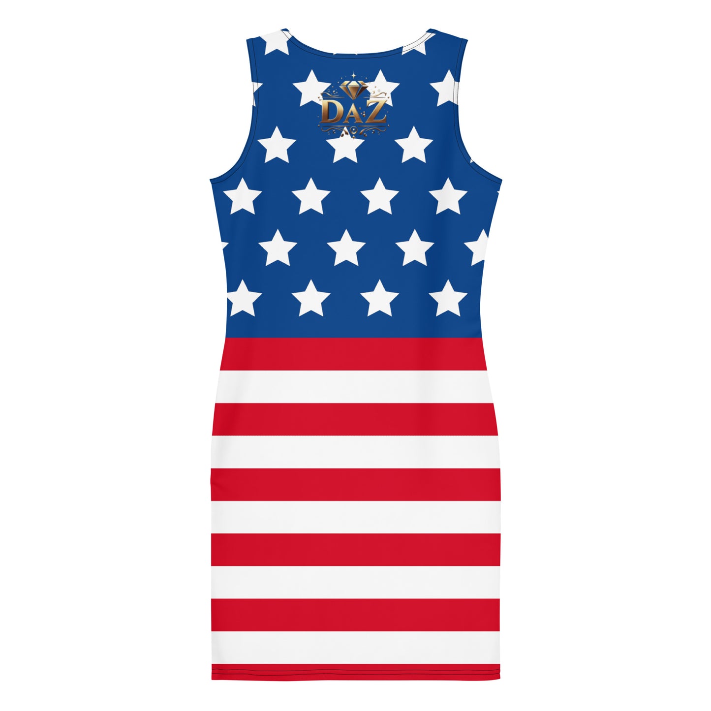 American DAZ body-molded dress