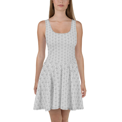 DAZ Luxury Polka Dot Skater Dress