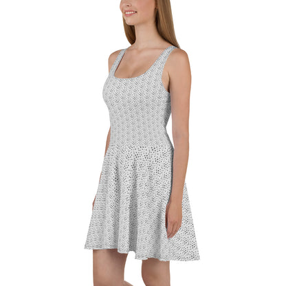 DAZ Luxury Polka Dot Skater Dress