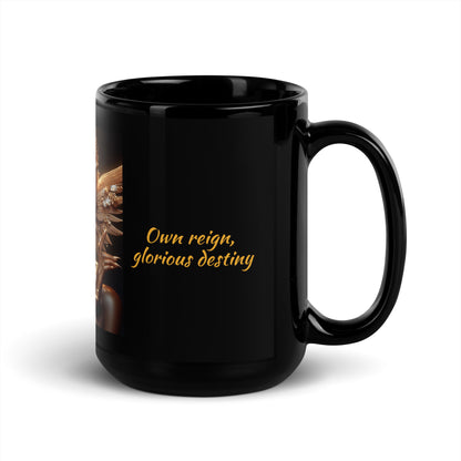 DAZ Luxury black glossy mug